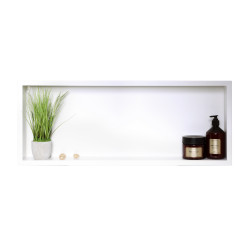 WALL-BOX ONE White - Półka pojedyncza biała 90x30x7 cm