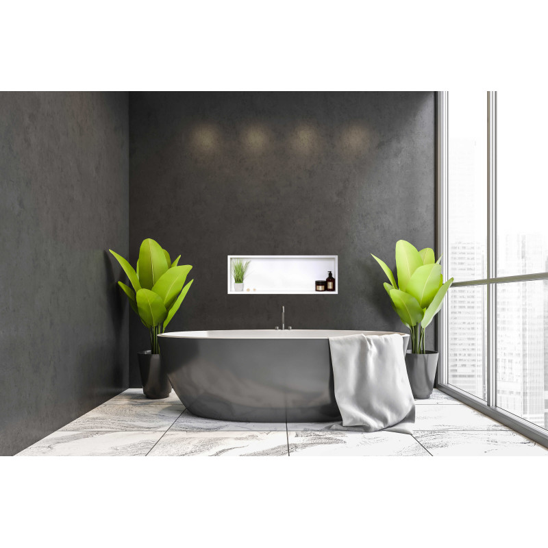 WALL-BOX ONE White - Półka pojedyncza biała 90x30x10 cm