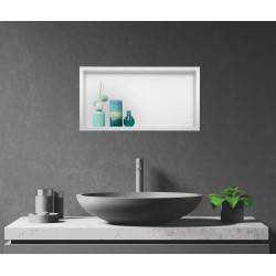 WALL-BOX ONE White - Półka pojedyncza biała 60x30x10 cm