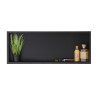 WALL-BOX ONE Black - Półka pojedyncza czarna 90x30x10 cm