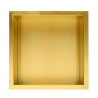 WALL-BOX ONE Gold / Brass - Półka pojedyncza złota 30x30x7 cm