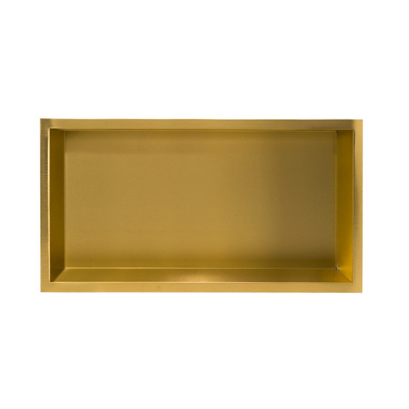WALL-BOX ONE Gold / Brass - Półka pojedyncza złota 60x30x10 cm