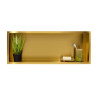 WALL-BOX ONE Gold / Brass - Półka pojedyncza złota 90x30x7 cm