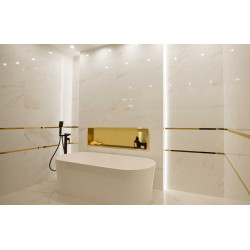 WALL-BOX ONE Gold / Brass - Półka pojedyncza złota 90x30x7 cm