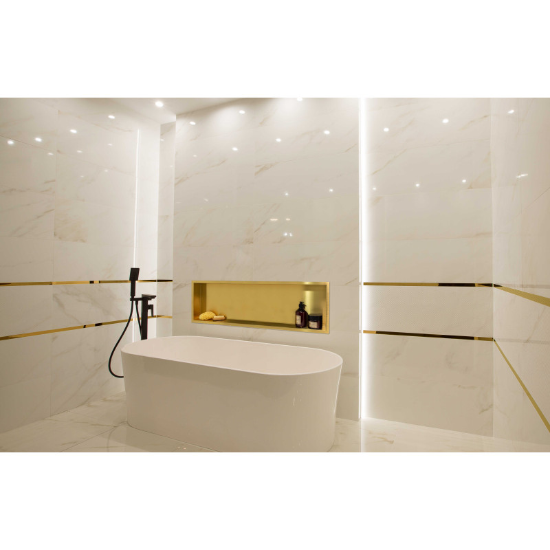 WALL-BOX ONE Gold / Brass - Półka pojedyncza złota 90x30x7 cm