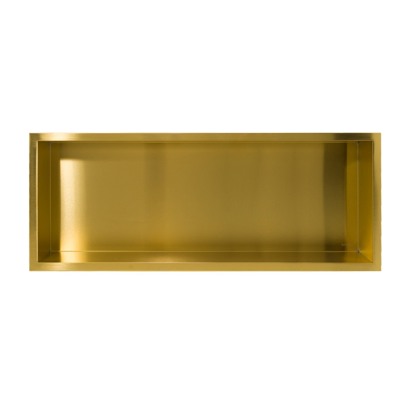 WALL-BOX ONE Gold / Brass - Półka pojedyncza złota 90x30x7 cm