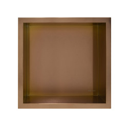 WALL-BOX ONE Copper - Półka pojedyncza miedziana 30x30x7 cm