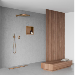 WALL-BOX ONE Copper- Półka pojedyncza miedziana 30x30x10 cm