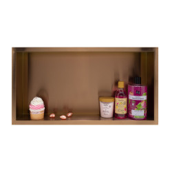 WALL-BOX ONE Copper - Półka pojedyncza miedziana 60x30x7 cm