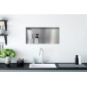WALL-BOX NO RIM - Półka wnękowa bezramkowa INOX 60x30x10 cm