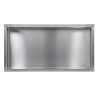 WALL-BOX NO RIM - Półka wnękowa bezramkowa INOX 60x30x10 cm
