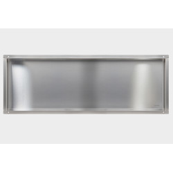 WALL-BOX NO RIM - Półka wnękowa bezramkowa INOX 90x30x10 cm
