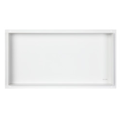 WALL-BOX No Rim White - Półka wnękowa bezramkowa biała 60x30x10 cm