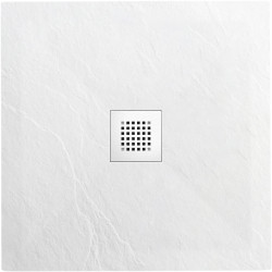 Stone Tray - Brodzik kompozytowy "F" Biały 90x90x2,5