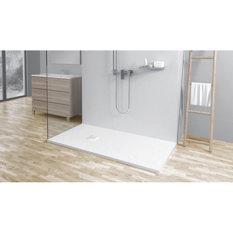 Stone Tray - Brodzik kompozytowy "F" Biały 90x120x2,5