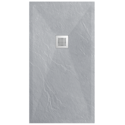 Stone Tray - Brodzik kompozytowy "F" Jasnoszary 80x110x2,5