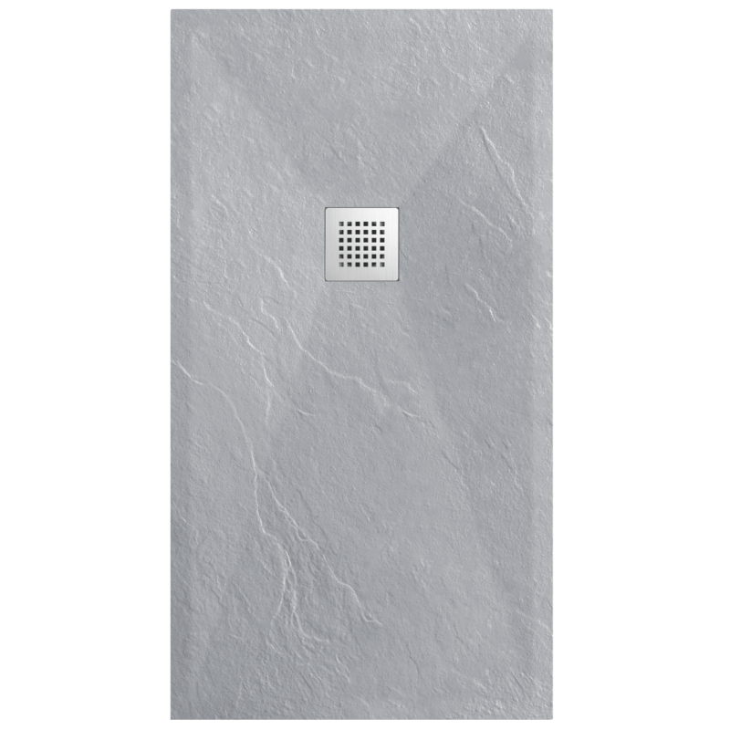 Stone Tray - Brodzik kompozytowy "F" Jasnoszary 90X110x2,5