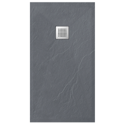 Stone Tray - Brodzik kompozytowy "F" Ciemnoszary 80x110x2,5