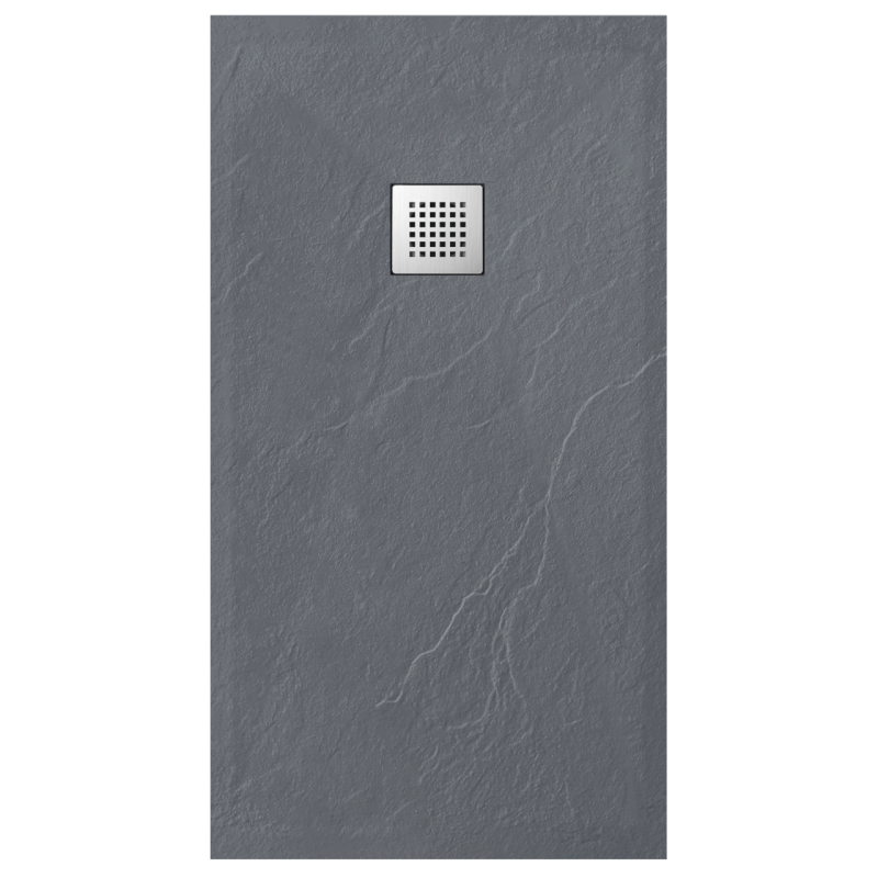 Stone Tray - Brodzik kompozytowy "F" Ciemnoszary 90x120x2,5