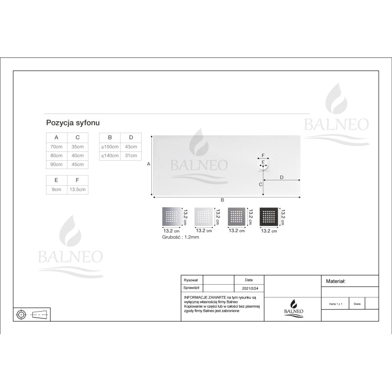 Stone Tray - Maskownica -chrom