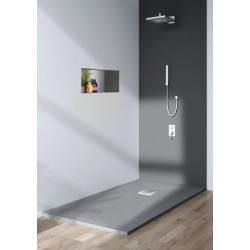 Stone Tray - Brodzik kompozytowy "F" Ciemnoszary 90x120x2,5