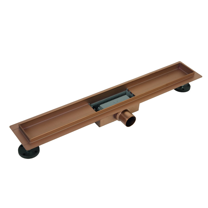 Duplex Next 2w1 Odpływ liniowy 80 cm dwustronny miedziany