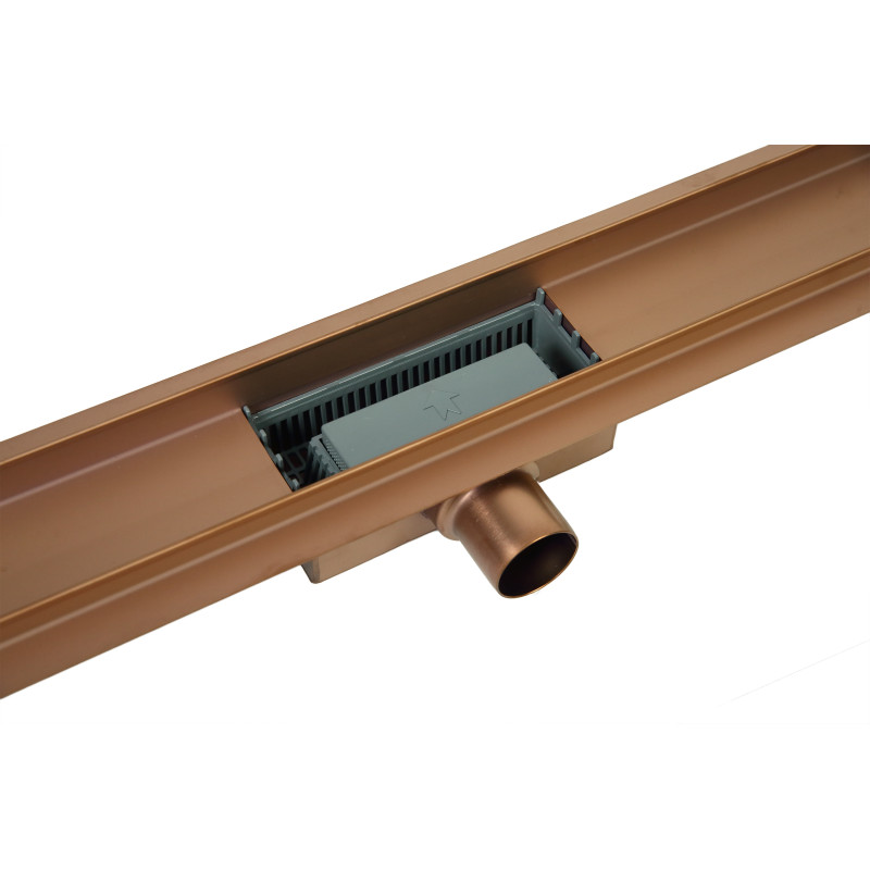 Duplex Next 2w1 Odpływ liniowy 60 cm dwustronny miedziany