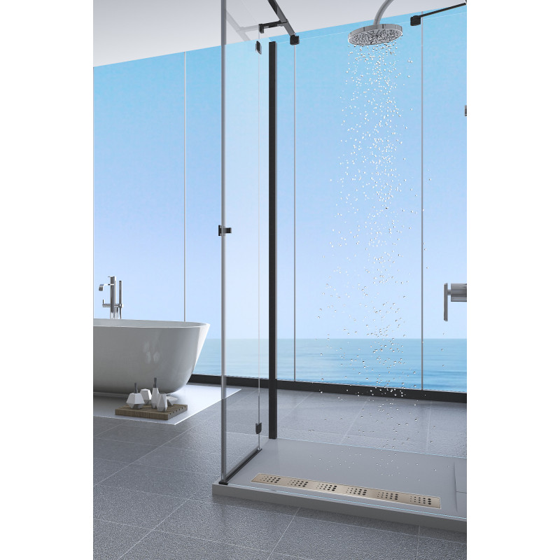 Decor Next Drops Odpływ liniowy 90 cm dekoracyjny chrom