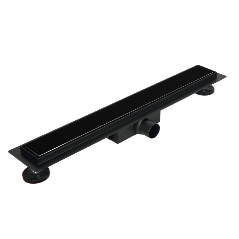 G-Drain Next Odpływ liniowy 70 cm ze szklanym panelem Double Dark