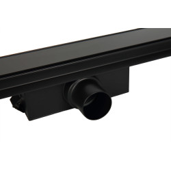 G-Drain Next Odpływ liniowy 60 cm ze szklanym panelem Double Dark