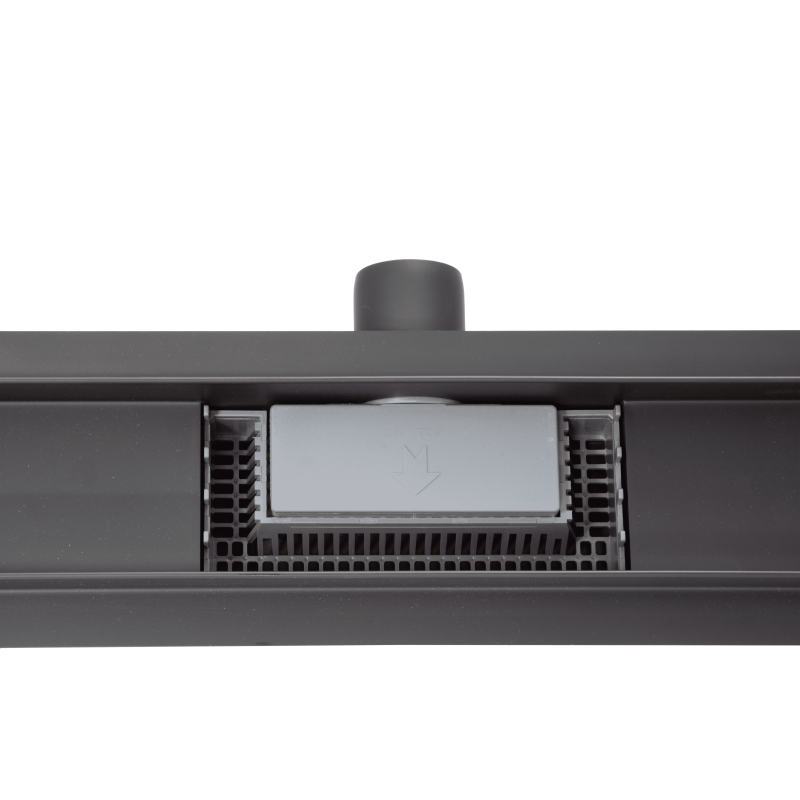G-Drain Next Odpływ liniowy 60 cm ze szklanym panelem Double Dark
