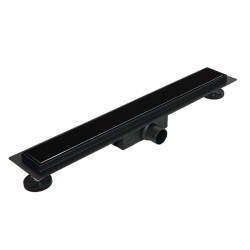 G-Drain Next Odpływ liniowy 90 cm ze szklanym panelem Double Dark