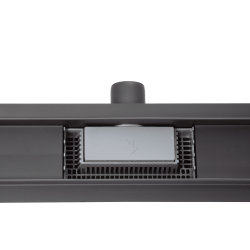 G-Drain Next Odpływ liniowy 100 cm ze szklanym panelem Double Dark