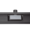 G-Drain Next Odpływ liniowy 100 cm ze szklanym panelem Double Dark