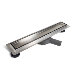 360 Drain 2w1 Odpływ liniowy 60 cm z obrotowym syfonem dwustronny chrom