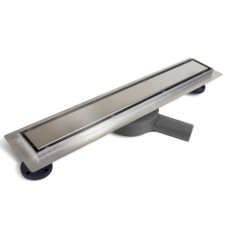 360 Drain 2w1 Odpływ liniowy 120 cm z obrotowym syfonem dwustronny chrom