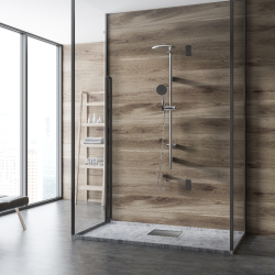 SQ-Drain 2w1 Odpływ kwadratowy 15x15 cm dwustronny chrom