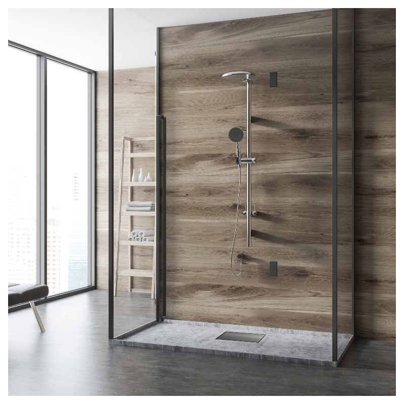 SQ-Drain 2w1 Odpływ kwadratowy 15x15 cm dwustronny chrom