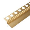 Listwa spadkowa podłogowa czołowa 130 cm złota