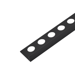 Listwa spadkowa podłogowa lewa 120 cm czarna