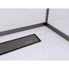 Listwa spadkowa podłogowa prawa 120 cm czarna