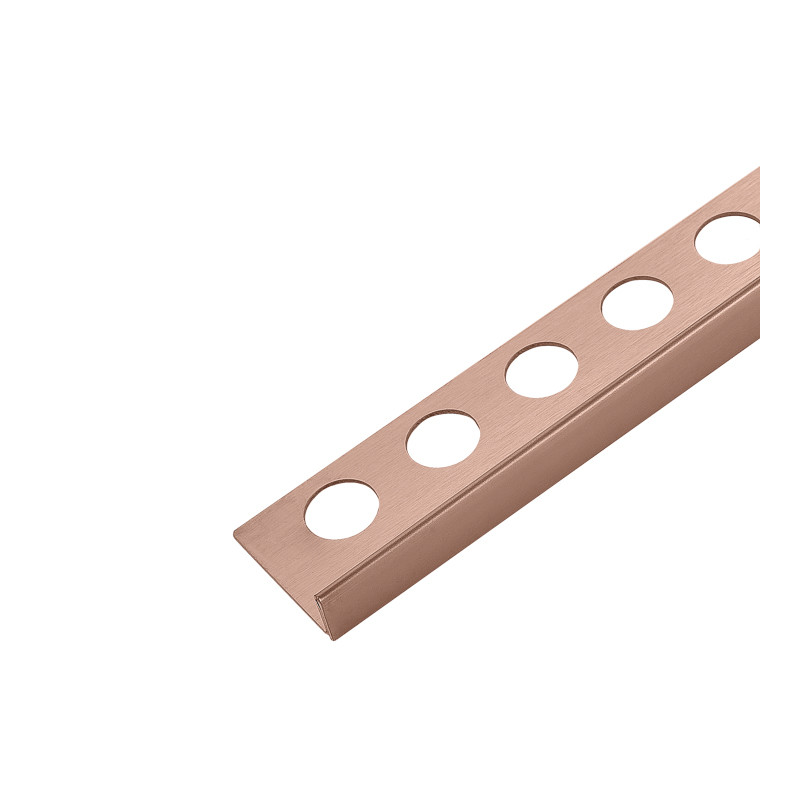 Listwa spadkowa podłogowa lewa 120 cm miedziana