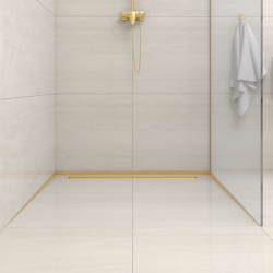 Listwa spadkowa podłogowa prawa 120 cm złota