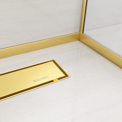 Listwa spadkowa podłogowa prawa 120 cm złota