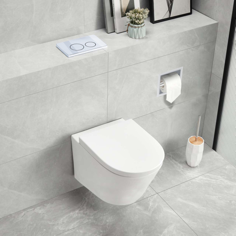 Przycisk spłukujący do WC OXO chrom