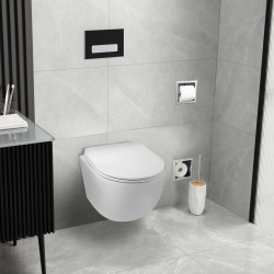 Przycisk spłukujący do WC IXO czarny