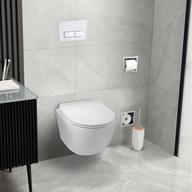 Przycisk spłukujący do WC IXO biały