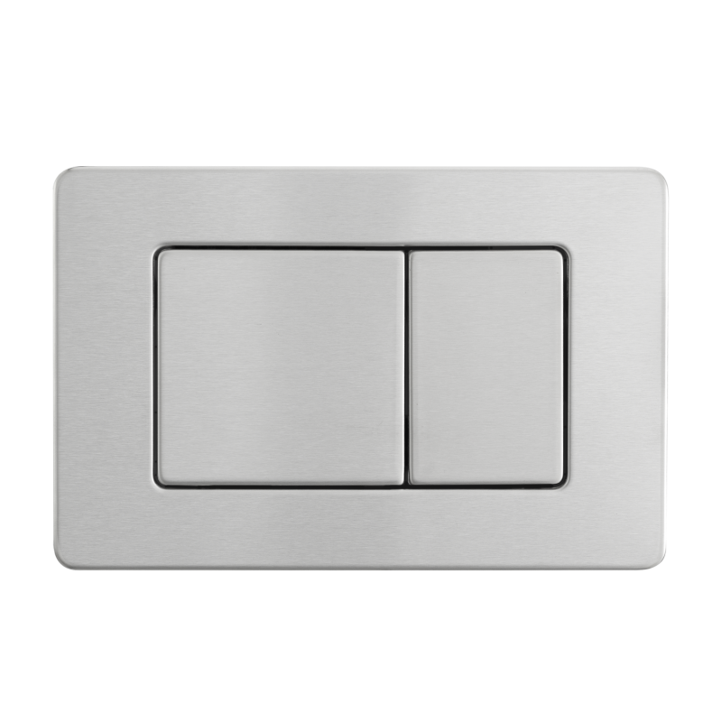 Przycisk spłukujący do WC ze stali nierdzewnej szczotkowanej AXO inox