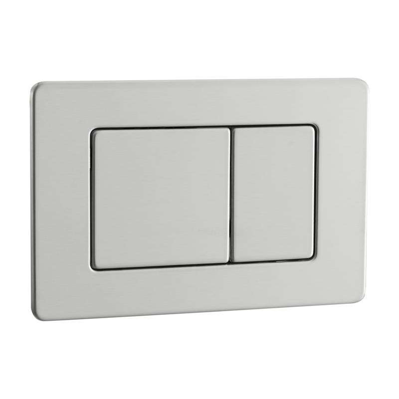 Przycisk spłukujący do WC ze stali nierdzewnej szczotkowanej AXO inox