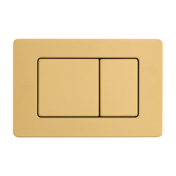 Przycisk spłukujący do WC ze stali nierdzewnej szczotkowanej AXO złoty